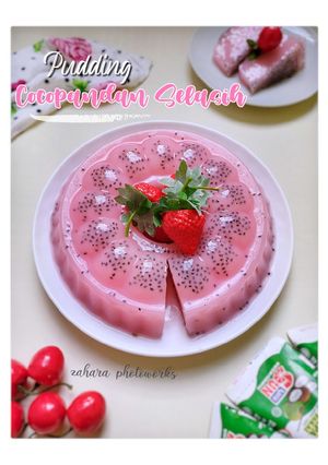 Foto resep Pudding Cocopandan Selasih