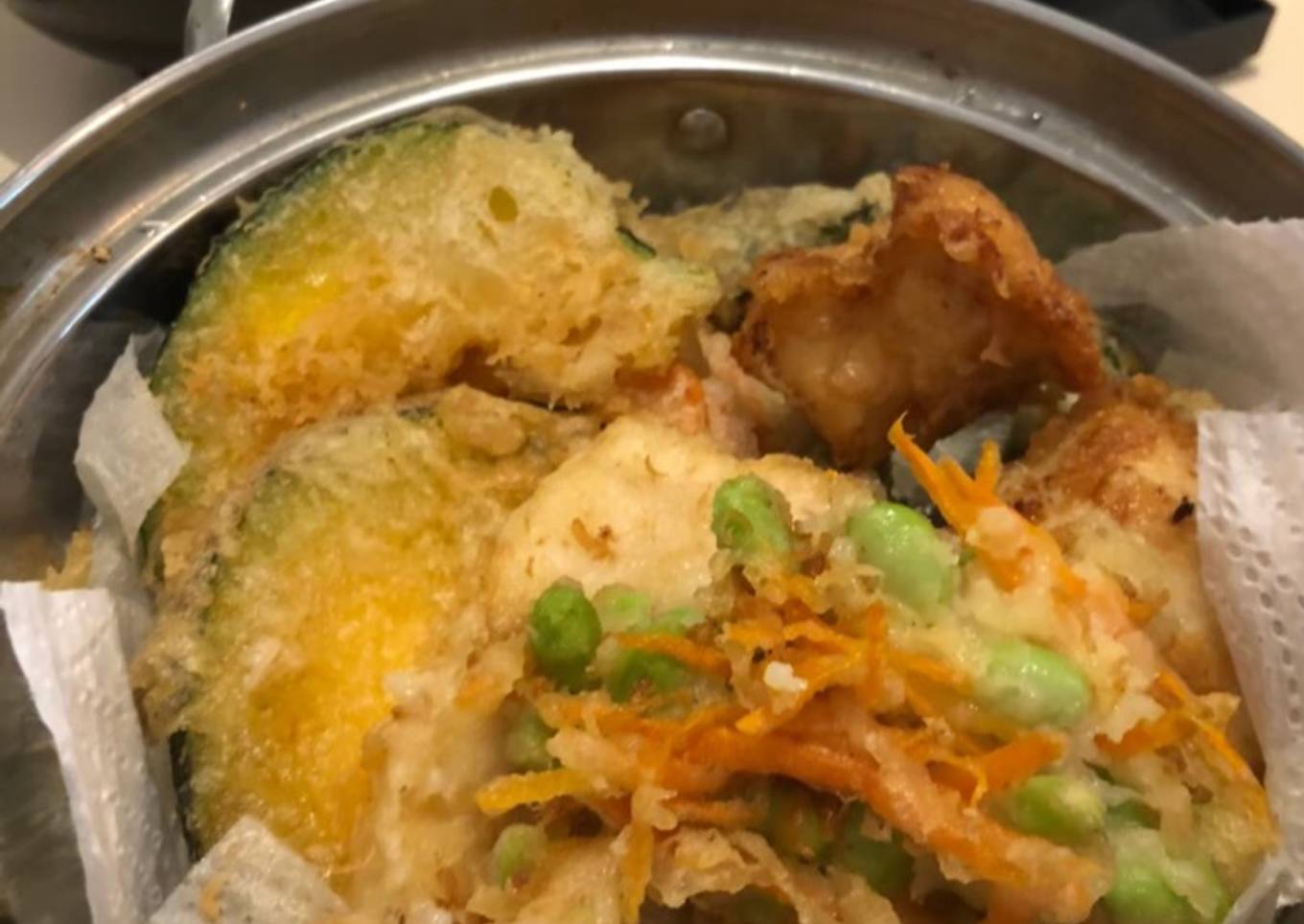 Comida frita Japonés TENPULA 🇺🇾🇯🇵TEMPRA 天麩羅