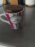 Mug cake chocolat au coeur coulant