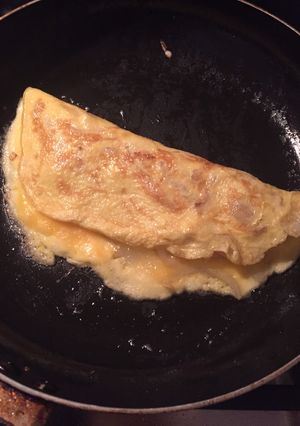 Una foto de Omelette de cebolla