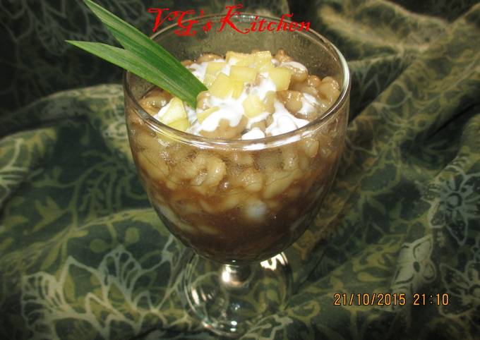 Recipe of Speedy Coconut Pineapple Iced &#34;Slurry&#34; (BUBUR AYA&#39;AN)