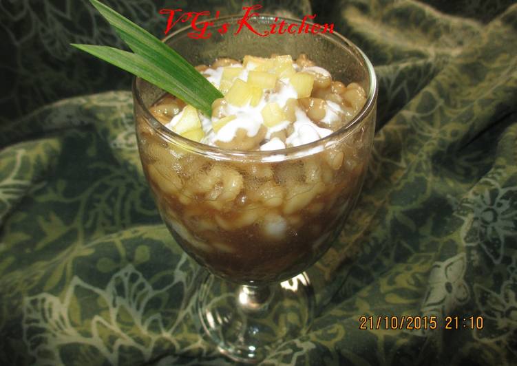 Easy Way to Cook Ultimate Coconut Pineapple Iced &#34;Slurry&#34; (BUBUR AYA&#39;AN)