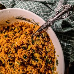 A picture of Kısır (Bulgur Salad).