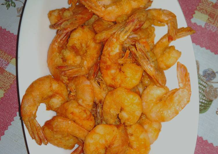 Resep Udang goreng crispy Anti Gagal
