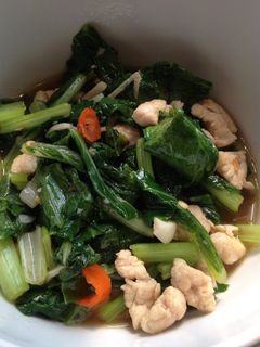 Foto resep Cah sawi hijau simple