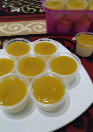 Foto resep Puding/Jelly Susu Saus Mangga