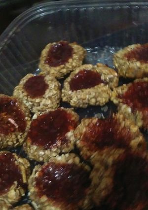 Una foto de Pepas de avena y mermelada de membrillo