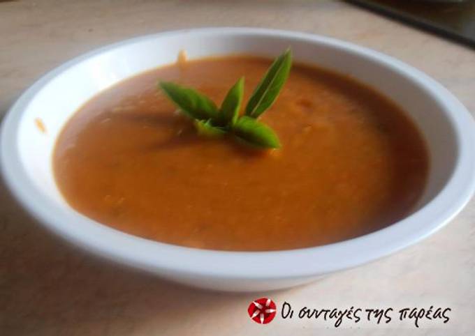 κύρια φωτογραφία συνταγής Κόκκινες φακές σε σούπα, μία “άγνωστη” νοστιμιά!!!