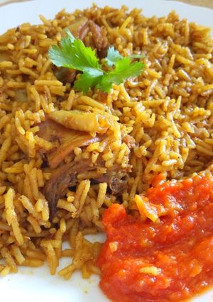 A picture of Chicken Pilau#RamadhanContest.