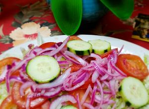 Una foto de Ensalada de lechuga