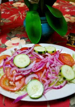Una foto de Ensalada de lechuga