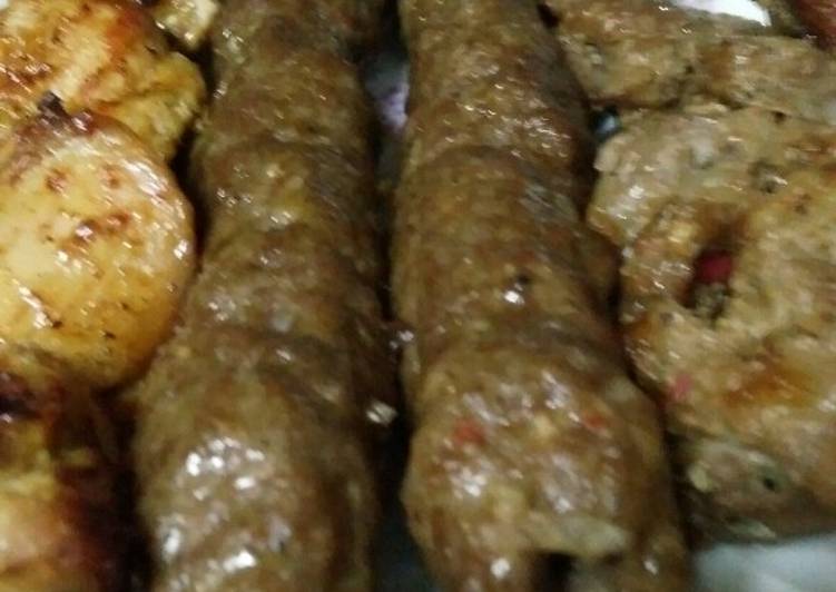 مشويات على الفحم في البيت