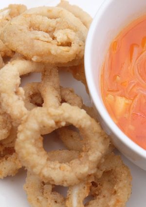 Foto resep Cumi krispi saus asam manis