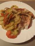 Gallineta con verduras 😋