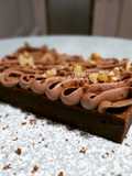 Brownie con speculoos con trufa y nueces