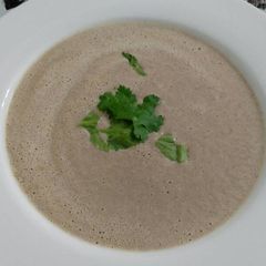A picture of Mushroom Walnut soup.