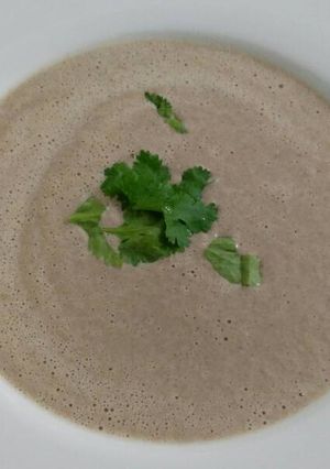 A picture of Mushroom Walnut soup.