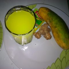 A picture of Ginger nd Cocumber Juice.