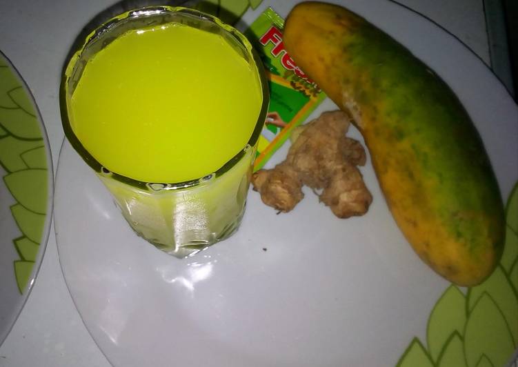 Simple Way to Prepare Favorite Ginger nd Cocumber Juice