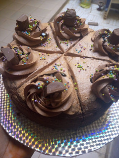 A picture of Chocolate cake.