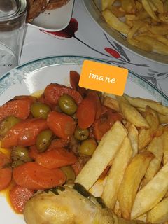 صورة لوصفة طاجين زيتون بالدجاج