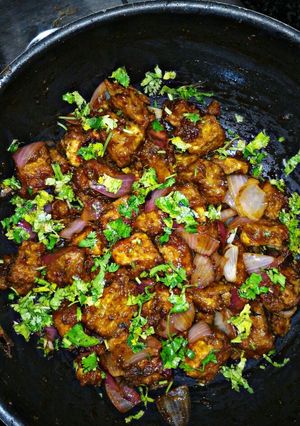 A picture of Fiery sweet chilli chicken!.