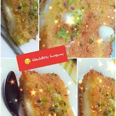 بسبوسة بالقشطة-レシピのメイン写真