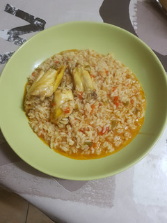 Una foto de Arroz con pollo
