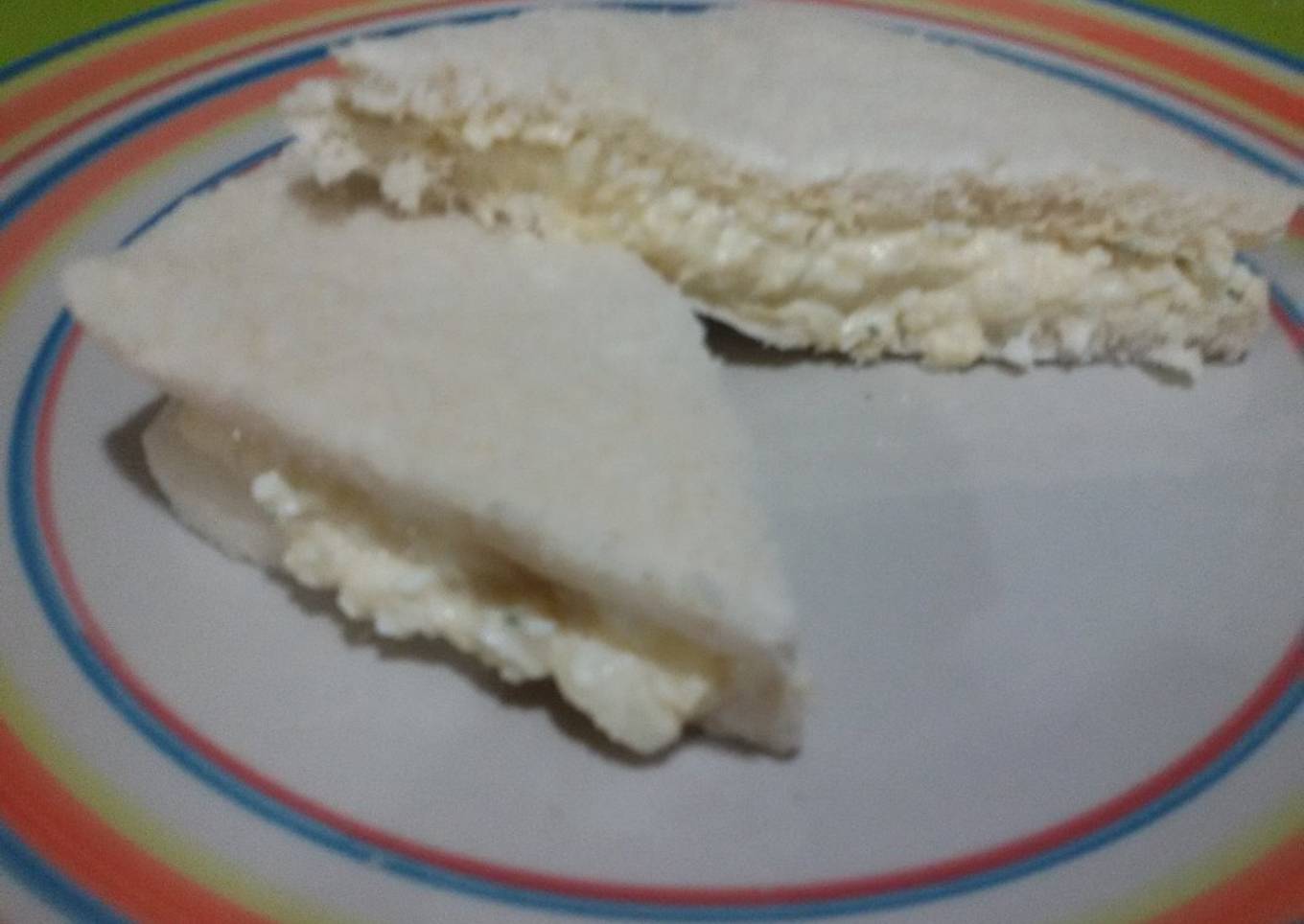 Sándwich ensalada de huevo con thermomix
