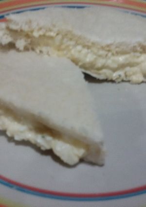 Foto principal de Sándwich ensalada de huevo con Thermomix
