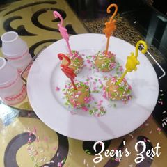 A picture of Two Ingredient Yakult Cake Pops.