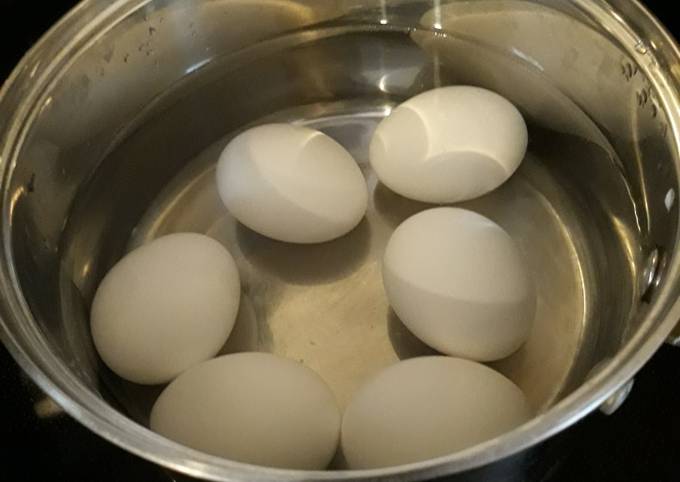 Simple Way to Make Andrew Copley Hard boiled eggs