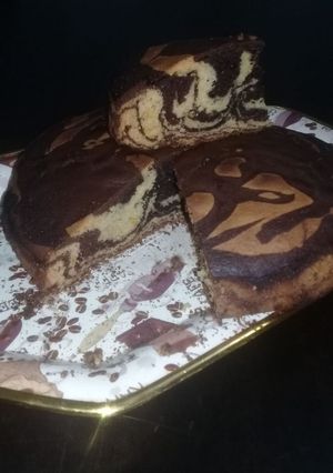 Una foto de Bizcochuelo de naranja y chocolate