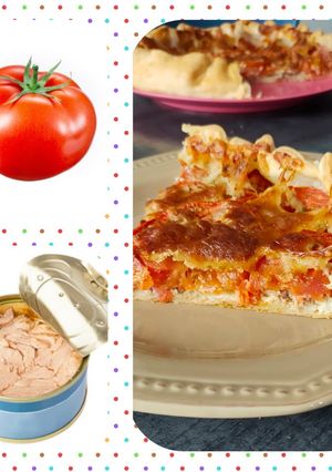Une photo de Tarte thon tomate 🍅