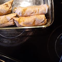 A picture of Chicken Chimichangas.