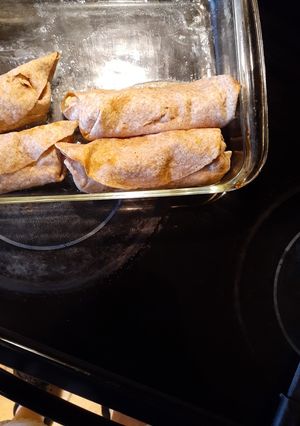 A picture of Chicken Chimichangas.