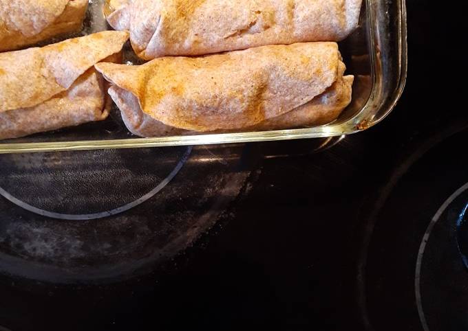 Baked Chicken Chimichangas - Sweet Pea's Kitchen