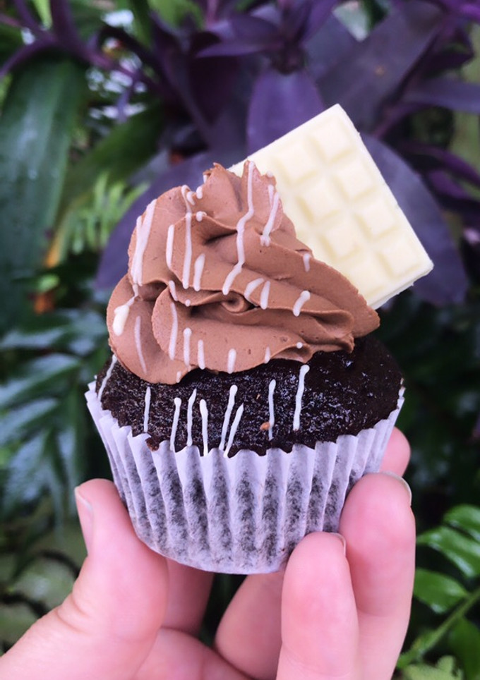 Una foto de Cupcakes tres chocolates