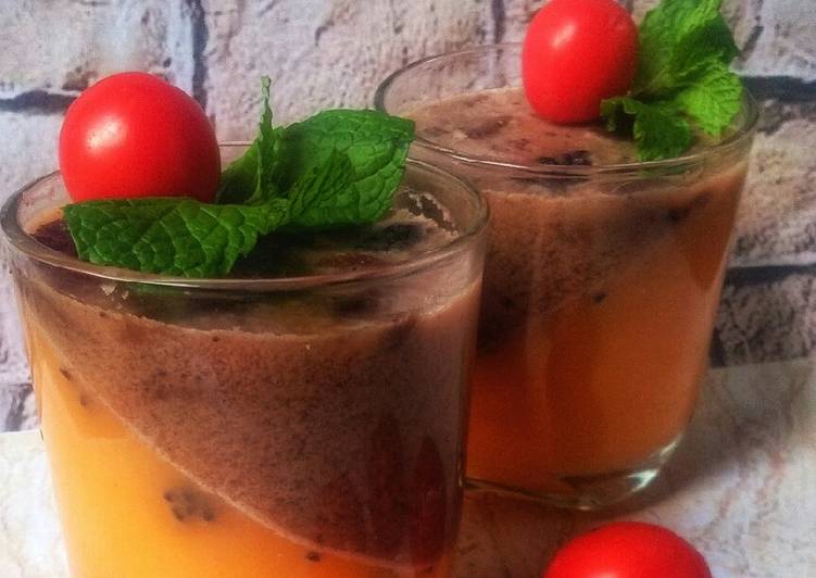 Resep Puding jeruk oreo Anti Gagal