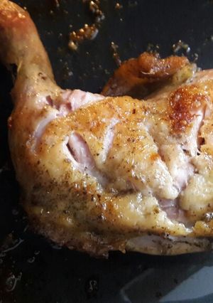 Una foto de Pollo al horno