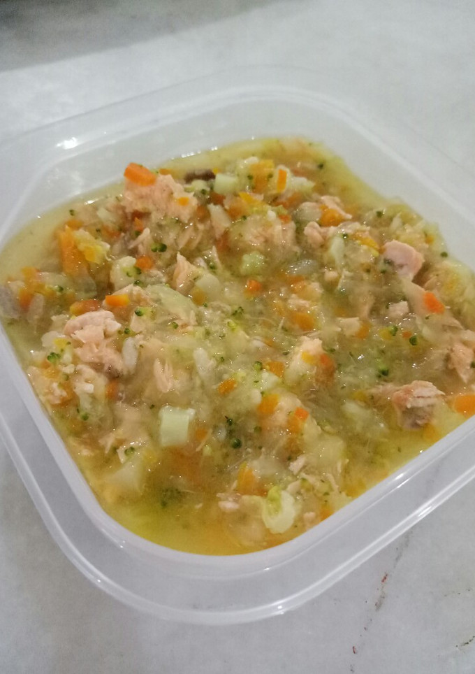 Foto resep Capcay Salmon (MPASI 10 bulan)