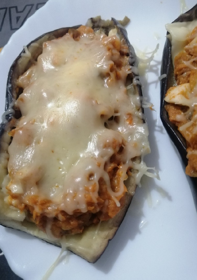 Una foto de Berenjenas rellenas de atún