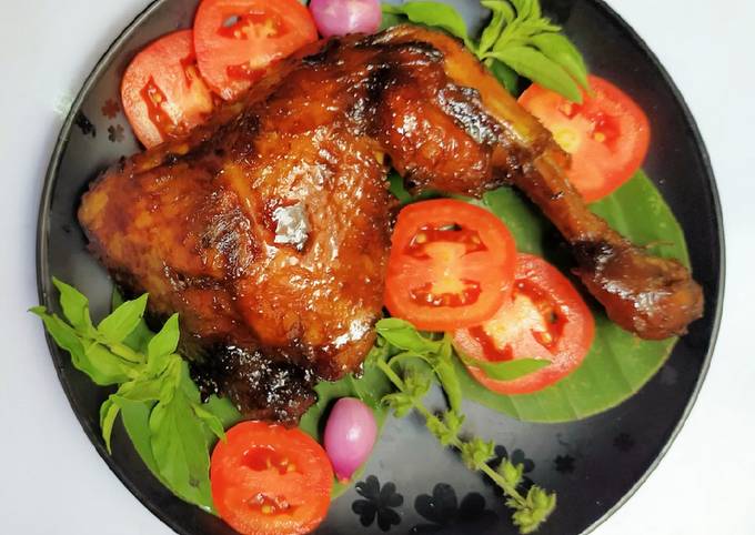 Bagaimana Membuat Ayam bakar ungkep kecap Anti Gagal