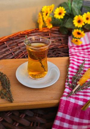 عکسی از دستور دمنوش آویشن کوهی☕️ (یا آویشن برگ باریک)