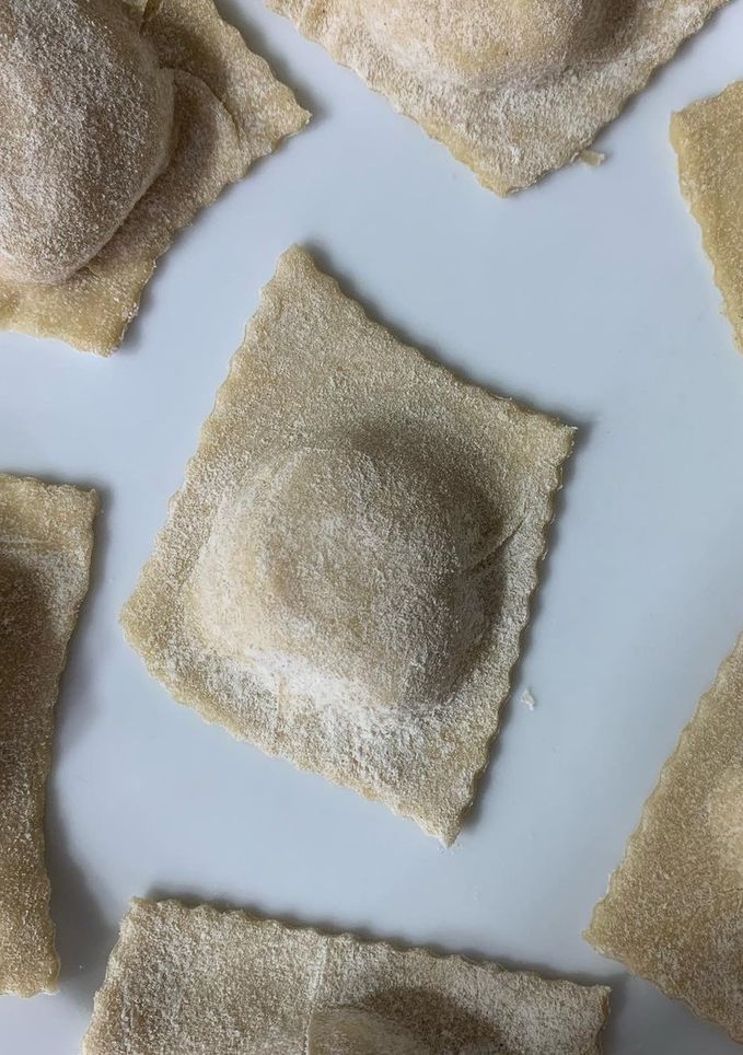 Una foto de Masa para pasta rellena