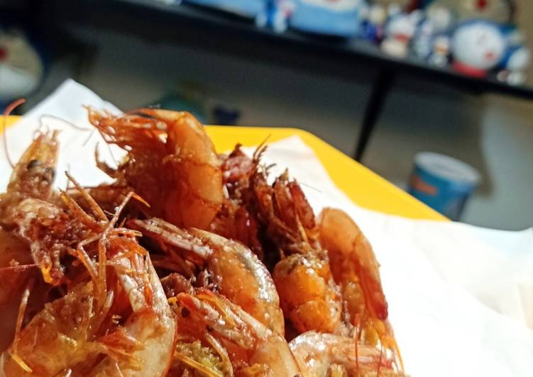 Resep Udang goreng bumbu gurih yang Bisa Manjain Lidah