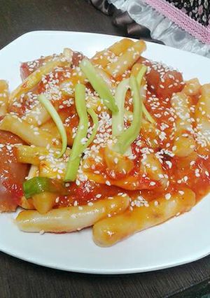Foto resep Tteokbokki a.k.a Topokki (ala lidah Indonesia)
