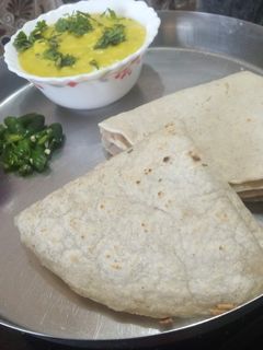 पिठलं भाकरी (Pithla Bhakri Recipe In Marathi) रेसिपी चे मुख्य फोटो
