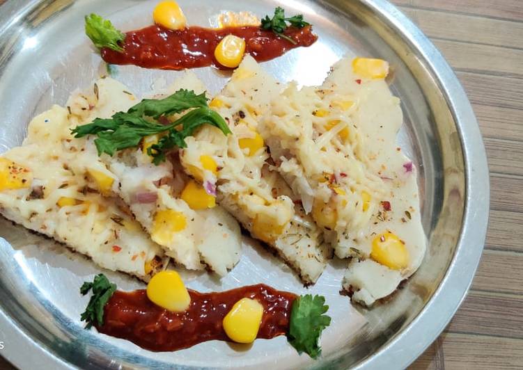 Recipe of Perfect Instant Corn cheese uttapam