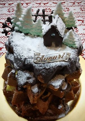 Foto di Pandoro cioccolato e crema pasriccera